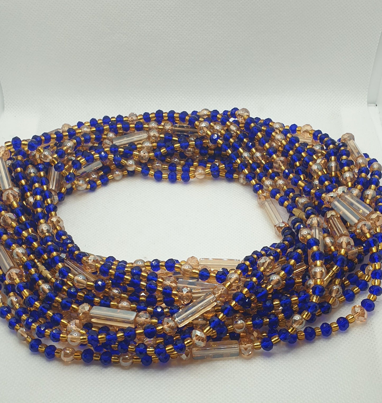 Blue Waist Bead|Belly Chain|weight loss beads|Weight control beads|African Waist bead|Multi coloured African waist Beads