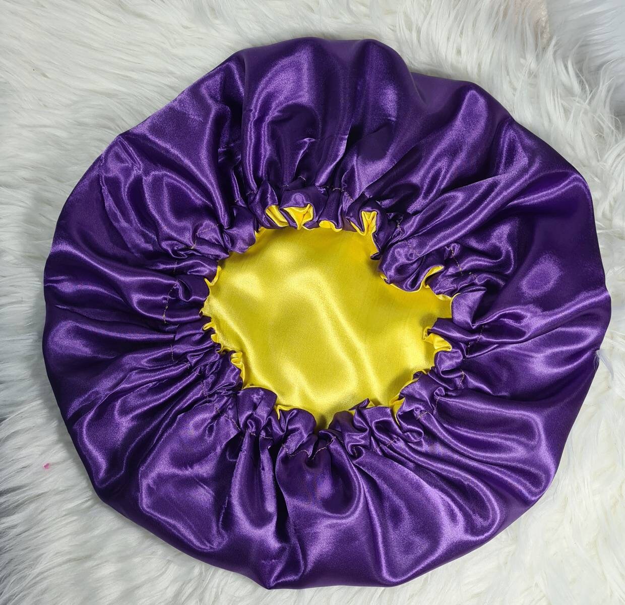 Reversible Satin hair bonnet  Satin Elasticated, Sleep Hat Bonnet, Headscarf. Night Sleep, Protecting Hairstyle,