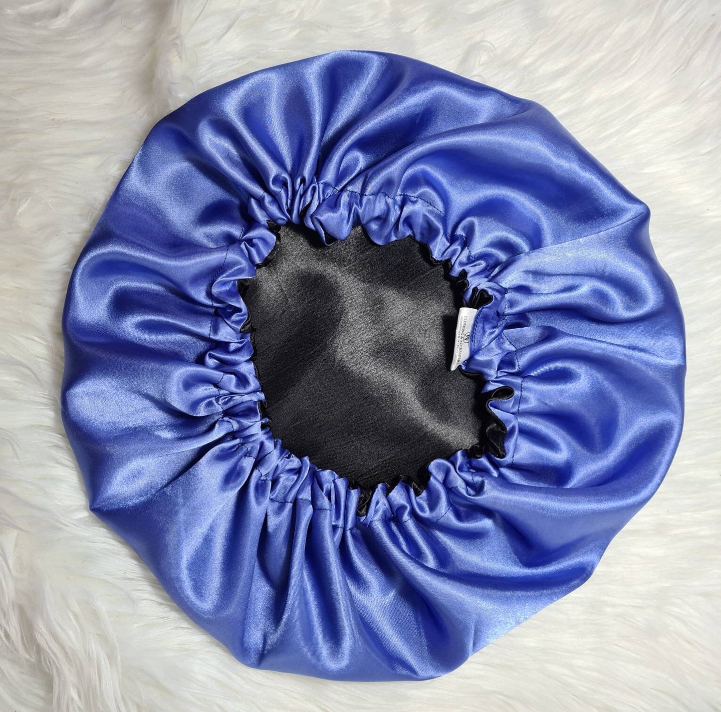 Hyacinth Reversible Satin hair bonnet|Satin Elasticated, Sleep Hat Bonnet, Headscarf. Night Sleep, Protecting Hairstyle,